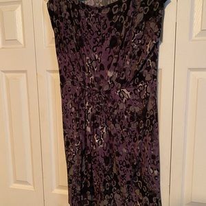 Loft Purple Multi Dress